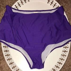 Kortni Jeane High-Waisted purple bottoms XL